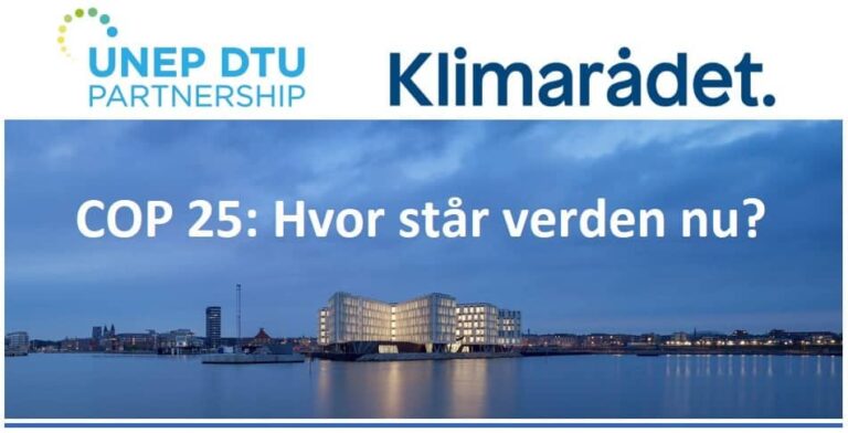 PRESSEMEDDELELSE: COP 25 – hvor står Verden nu?